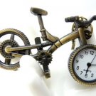 Retro pocket watch necklace bike