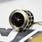 Birdcage pocket watch necklace