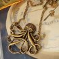 Retro Octopus necklace
