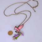Pink Phoenix necklace