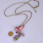 Pink Phoenix necklace