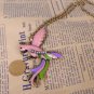 Pink Phoenix necklace