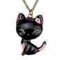 Cute kitten necklace