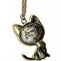 Cute kitten necklace