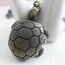 Retro Sea turtle pocket watch necklace