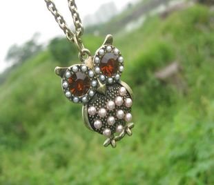 Owl necklace BZ176