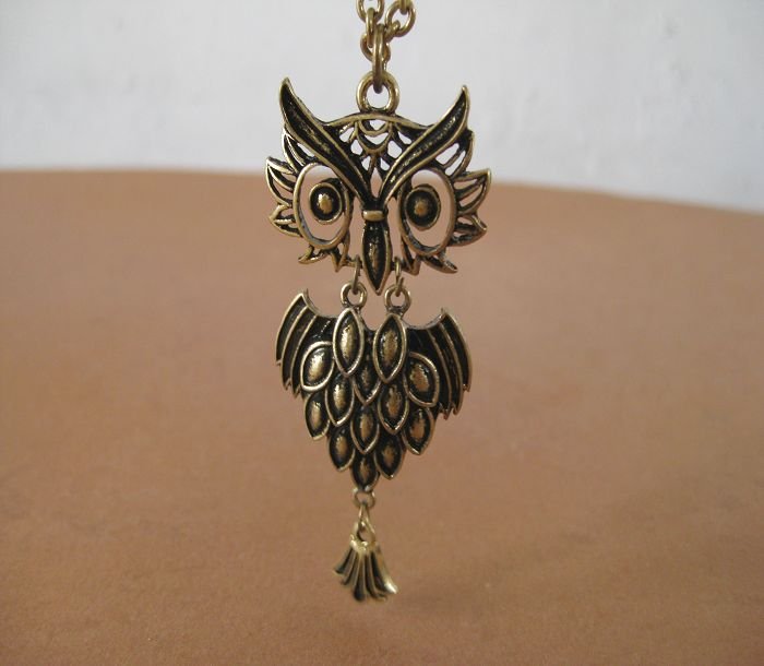 Owl necklace BZ276