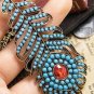 Beautiful peacock feather necklace