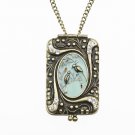The magpies small box necklace, can open