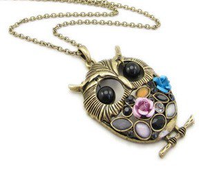 Owl necklace BZ511