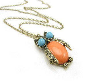 Owl necklace BZ512