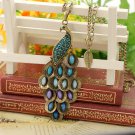 Beautiful peacock necklace