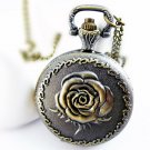 Medium Rose Necklace pocket watch