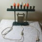 Vintage Metal Happy Hanukkah Menorah C7 Lights