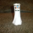 Nippon Hat Pin - Vase Fluted Design Flowers/Gold Trim