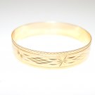 18K Gold Indian Bangle