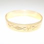 18K Gold Indian Bangle