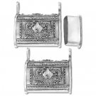Sterling Silver Prayer Wish Treasure Cylinder or Urn Pendant