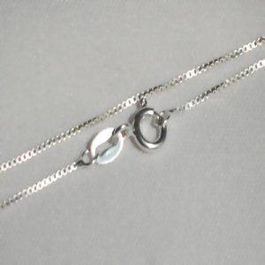 Sterling Silver box 18 inch 1 mm Neckchain