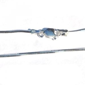 Sterling Silver 18 Inch 8 side 1 mm Snake Neck Chain