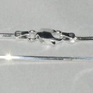 Sterling Silver 18 Inch 4 side 1.5 mm Snake Neck Chain.