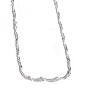 Sterling Silver 20 inch 2.5mm Twisted Neck Chain