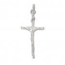 Sterling Silver Elongated Crucifix