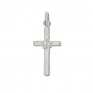 Sterling Silver Descending Dove & Cross Pendant