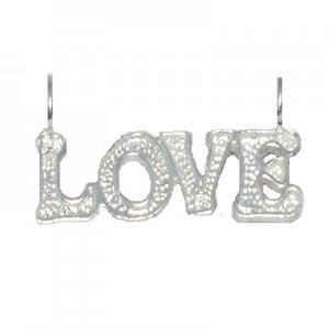 Sterling Silver LOVE Pendant