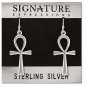 Sterling Silver Ankh Dangle Earring