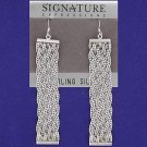 Sterling Silver Long Linked Dangle Earring