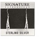 Sterling Silver Ligthning Bolt Drop Dangle Earring