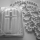 Sterling Silver Bible Locket Necklace