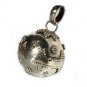 Sterling Silver Hand Crafted Dotted 16mm Chime Harmony Ball Pendant