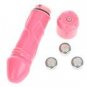 Mini Simulation Body Massager with Vibration Strength Control - Pink