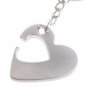 2-Piece Set Stainless Lovers keychains (Arrow heart)