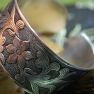 Tibetan Silver Flower Bangle