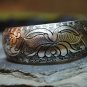 Tibetan Silver String of Flowers Bangle