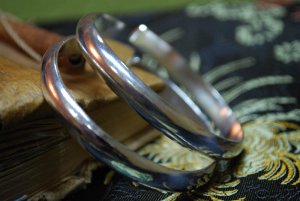 Tibetan Silver Bangles set of 2