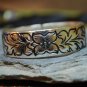 Tibetan Silver three plum Bangle
