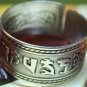 Tibetan Silver om mani pade me hum Bangle