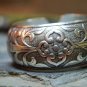 Tibetan Silver string of plum Bangle