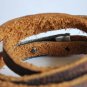 Long Snake Skin Leather Cuff