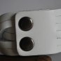 Large White Weaved Cuff