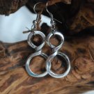 Tibetan Silver Eights Earrings