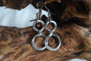 Tibetan Silver Eights Earrings
