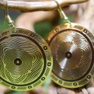 Tibetan Retro wind Round Earrings