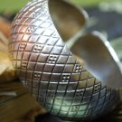 Tibetan Silver 'little foot prints' Bangle