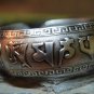 Tibetan Silver om mani pade me hum Bangle