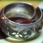Tibetan Silver blooming Flower Bangle